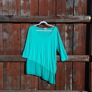 Soft Surroundings L Asymmetrical Tunic